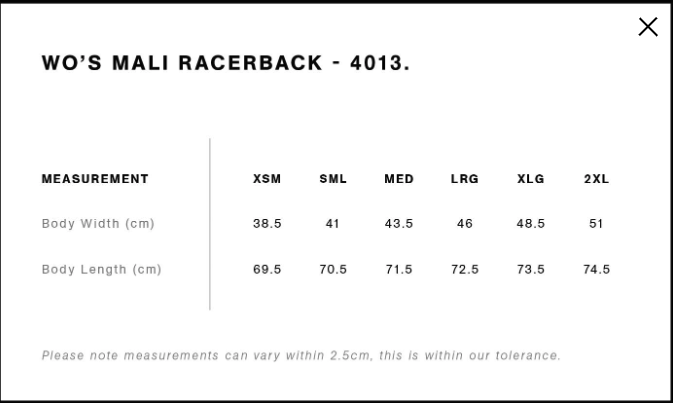 The "Not Average" Racerback